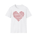 Heart of Kindness Word Cloud T-Shirt - Spread Positivity in Style - XOZAS