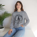 Witches Brew Coffee Co. Sweatshirt - Stop in for a Spell! | Unisex Heavy Blend™ Crewneck Sweatshirt