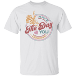 Have_The Day_Tshirt Have The Day you Deserve Kindness Gift: Motivational Skeleton T-Shirt for Positive Vibes"Shirt