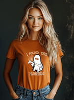 I Found This Humerus - Funny Halloween Ghost T-Shirt