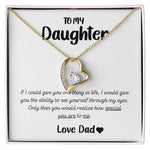 To My Daughter: Forever Forever Love Necklace - XOZAS