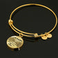 To My Daughter - A Heartfelt Message of Love Circle Bangle Bracelet