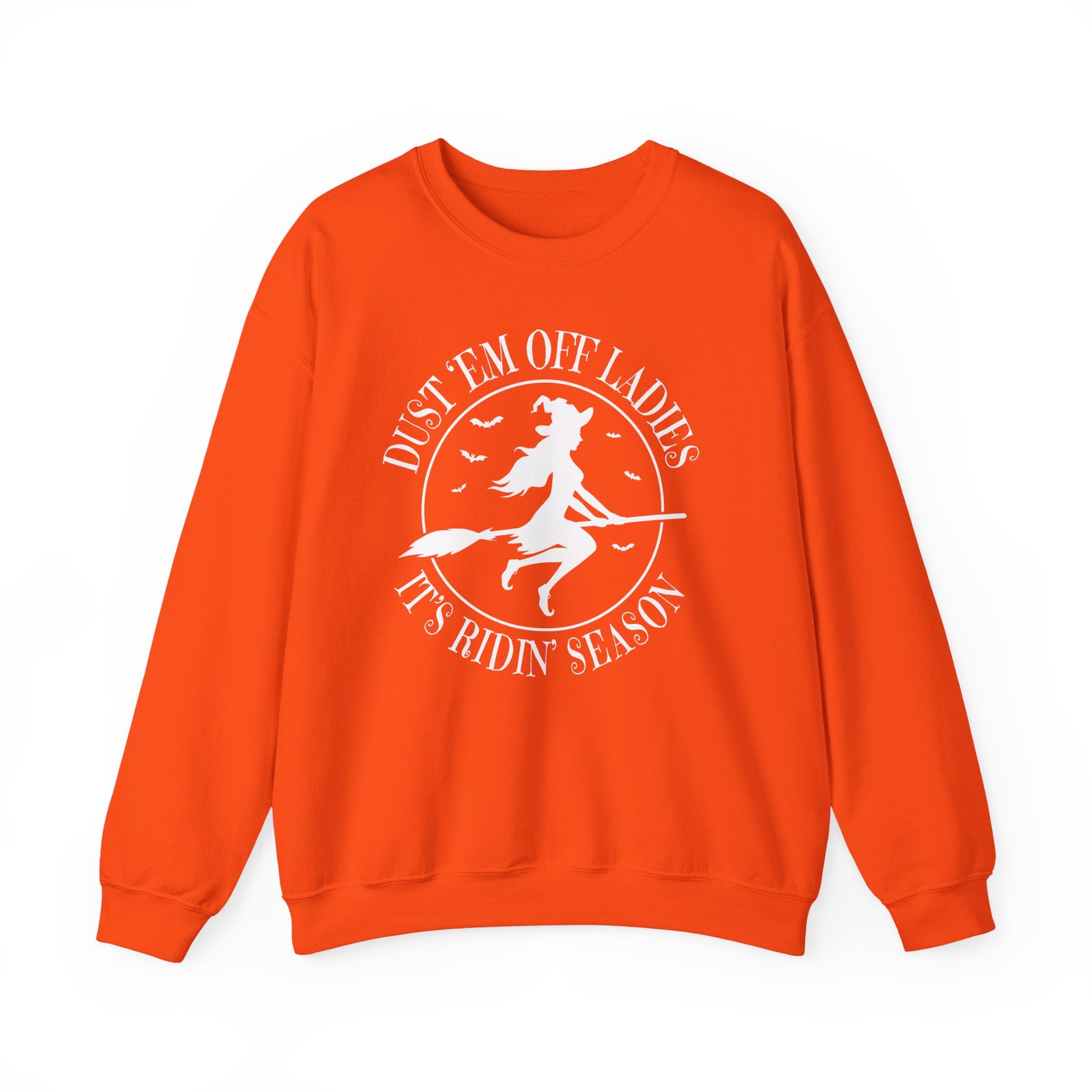 Dust 'Em Off Ladies - It's Ridin' Season Witch Sweatshirt - XOZAS