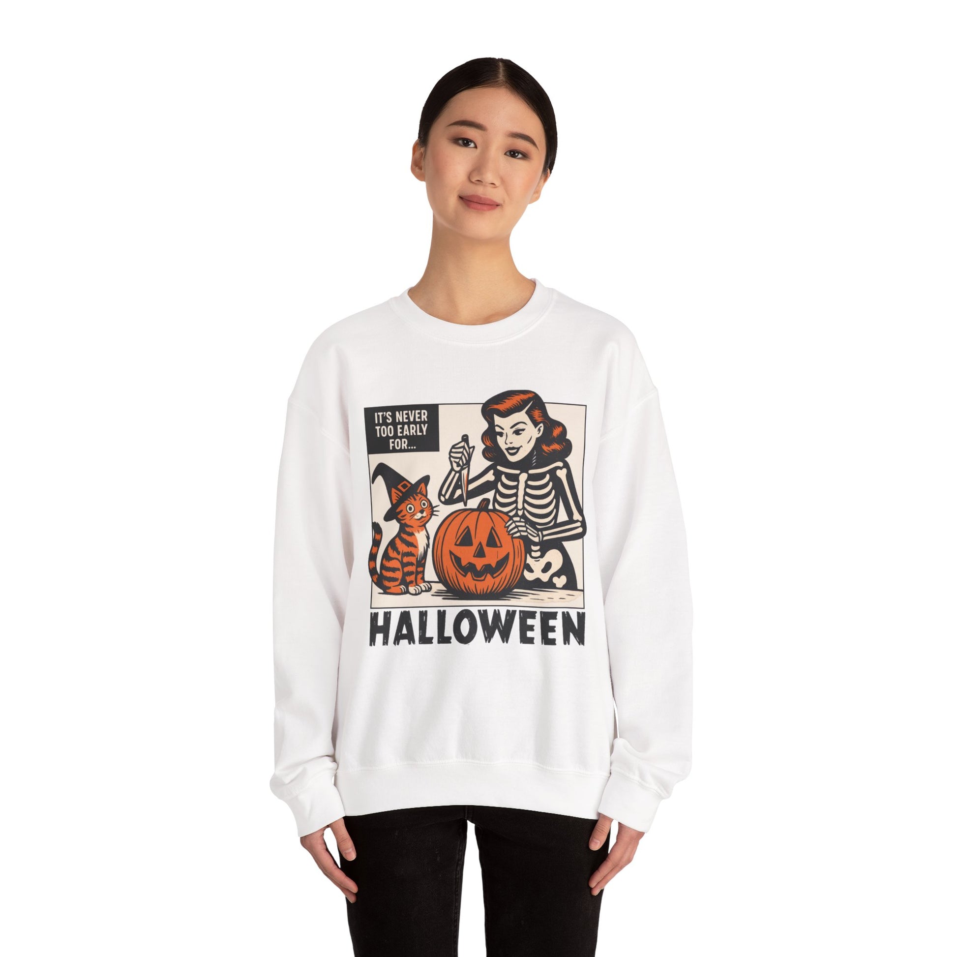 Vintage Halloween Vibes Sweatshirt - XOZAS