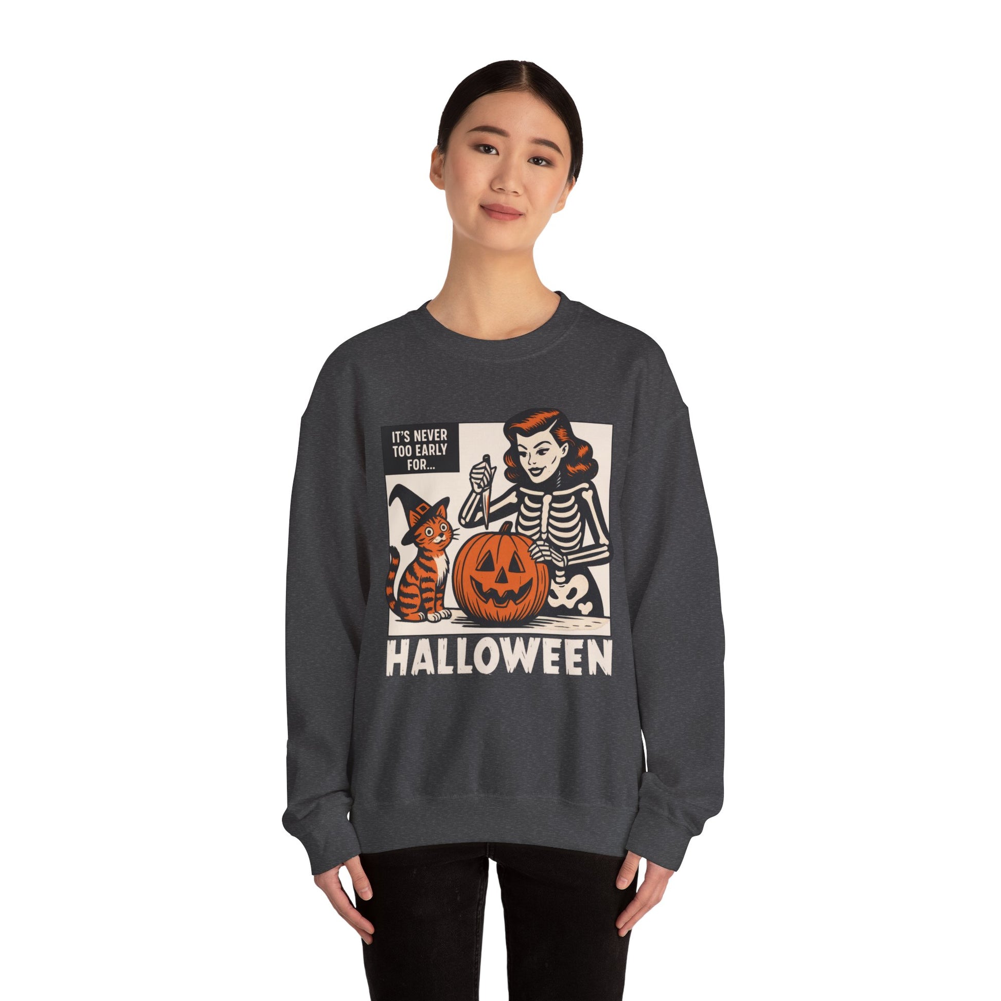 Vintage Halloween Vibes Sweatshirt - XOZAS