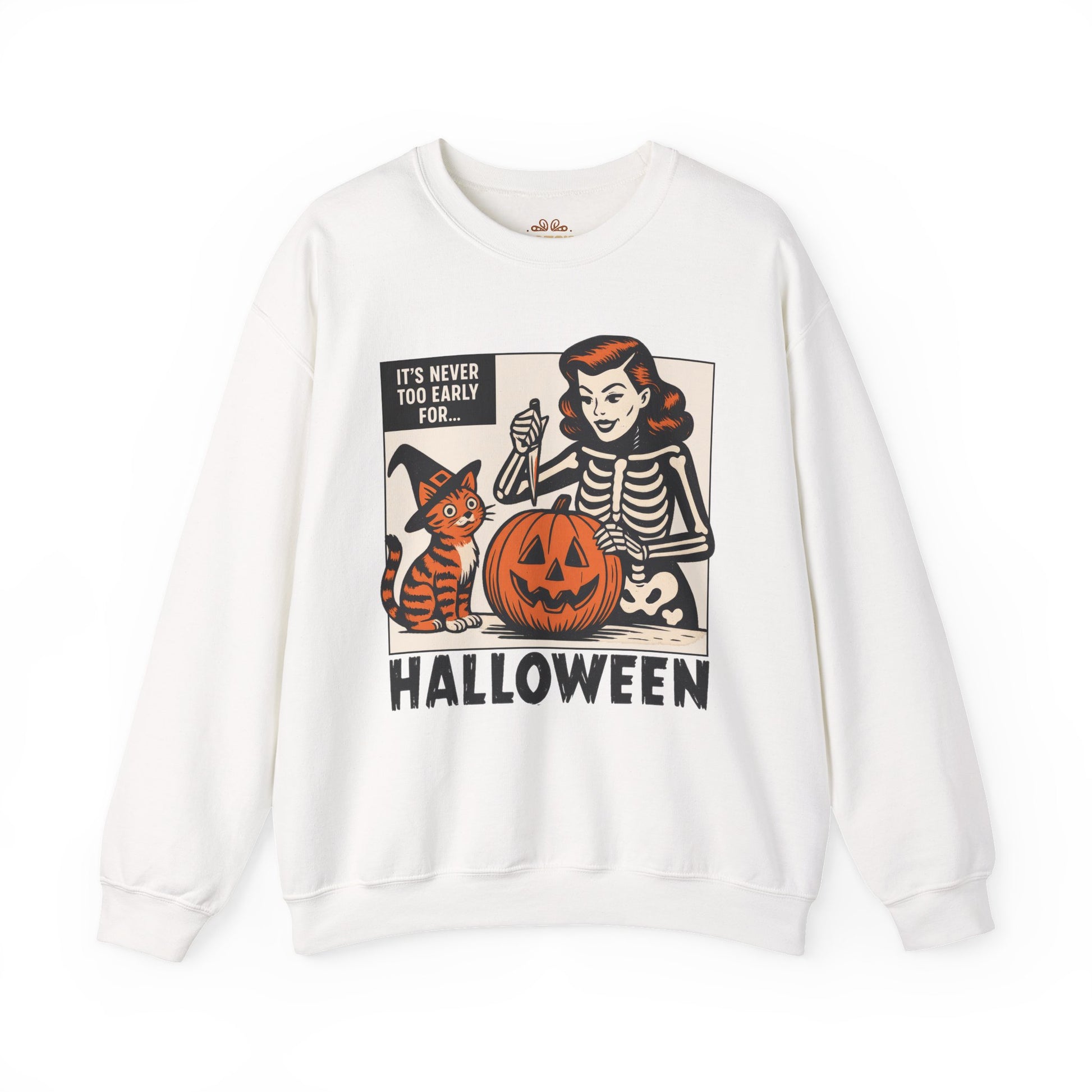 Vintage Halloween Vibes Sweatshirt - XOZAS