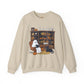 Retro Ghost Reading Books Sweatshirt - XOZAS