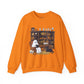 Retro Ghost Reading Books Sweatshirt - XOZAS