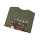 Retro Ghost Reading Books Sweatshirt - XOZAS