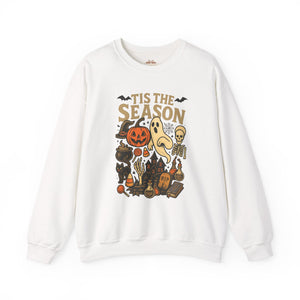 Tis The Season Halloween Sweatshirt – Spooky Fall Crewneck - XOZAS
