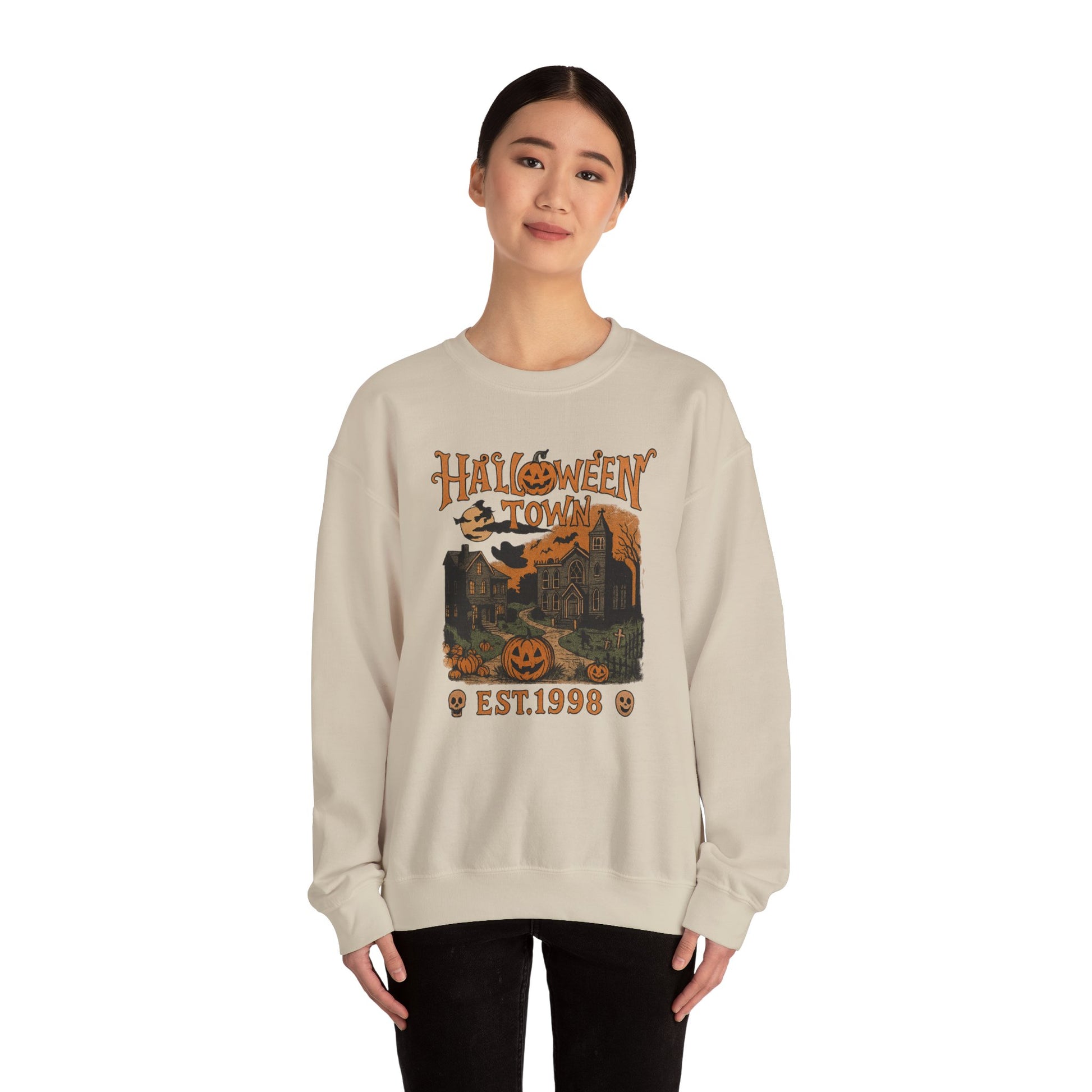 Halloween Town EST. 1998 Vintage Sweatshirt - XOZAS