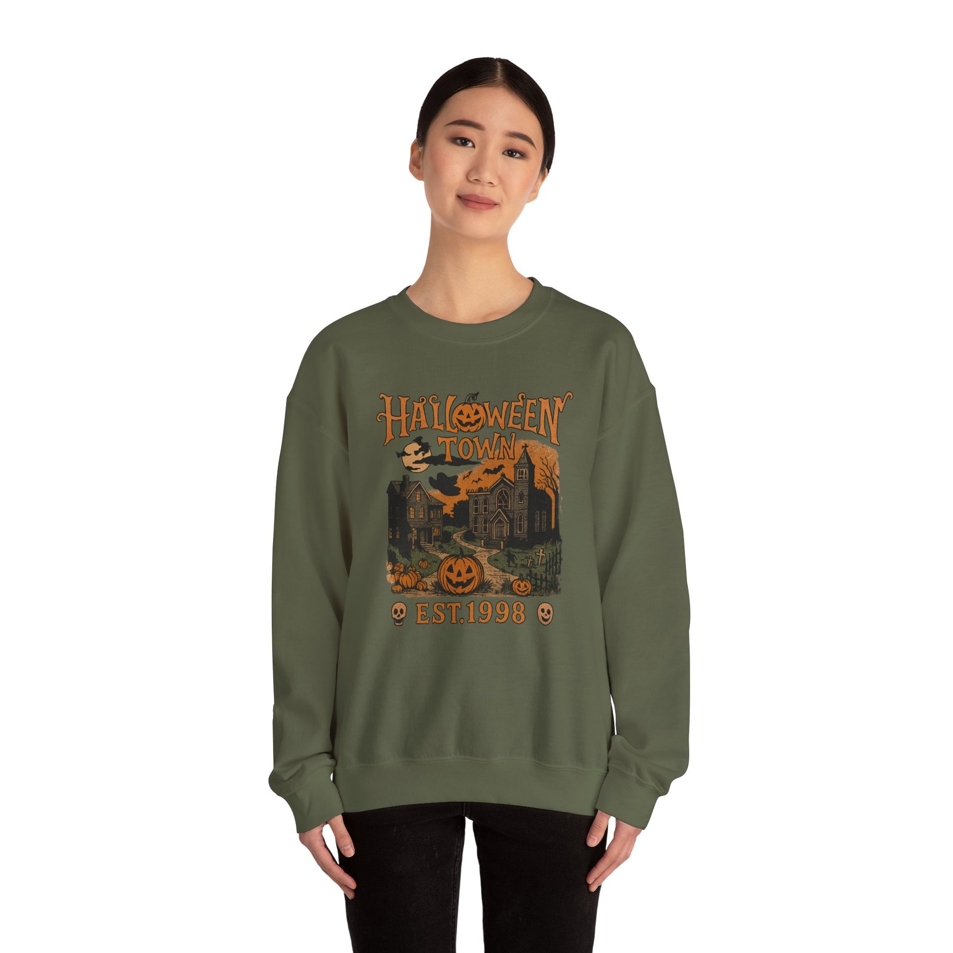 Halloween Town EST. 1998 Vintage Sweatshirt - XOZAS