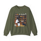 Retro Ghost Reading Books Sweatshirt - XOZAS