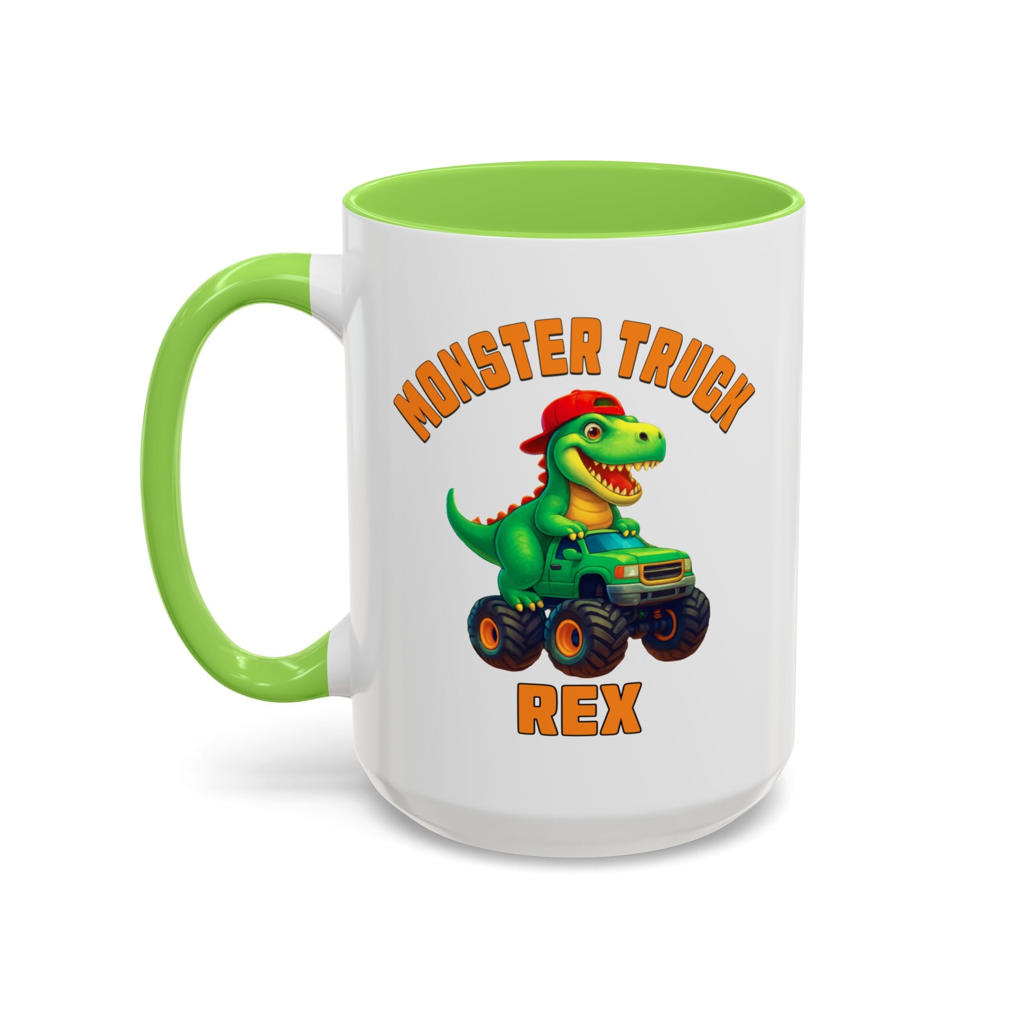 Monster Truck Rex Mug 🛻☕ – Fun Kids Dino Cup