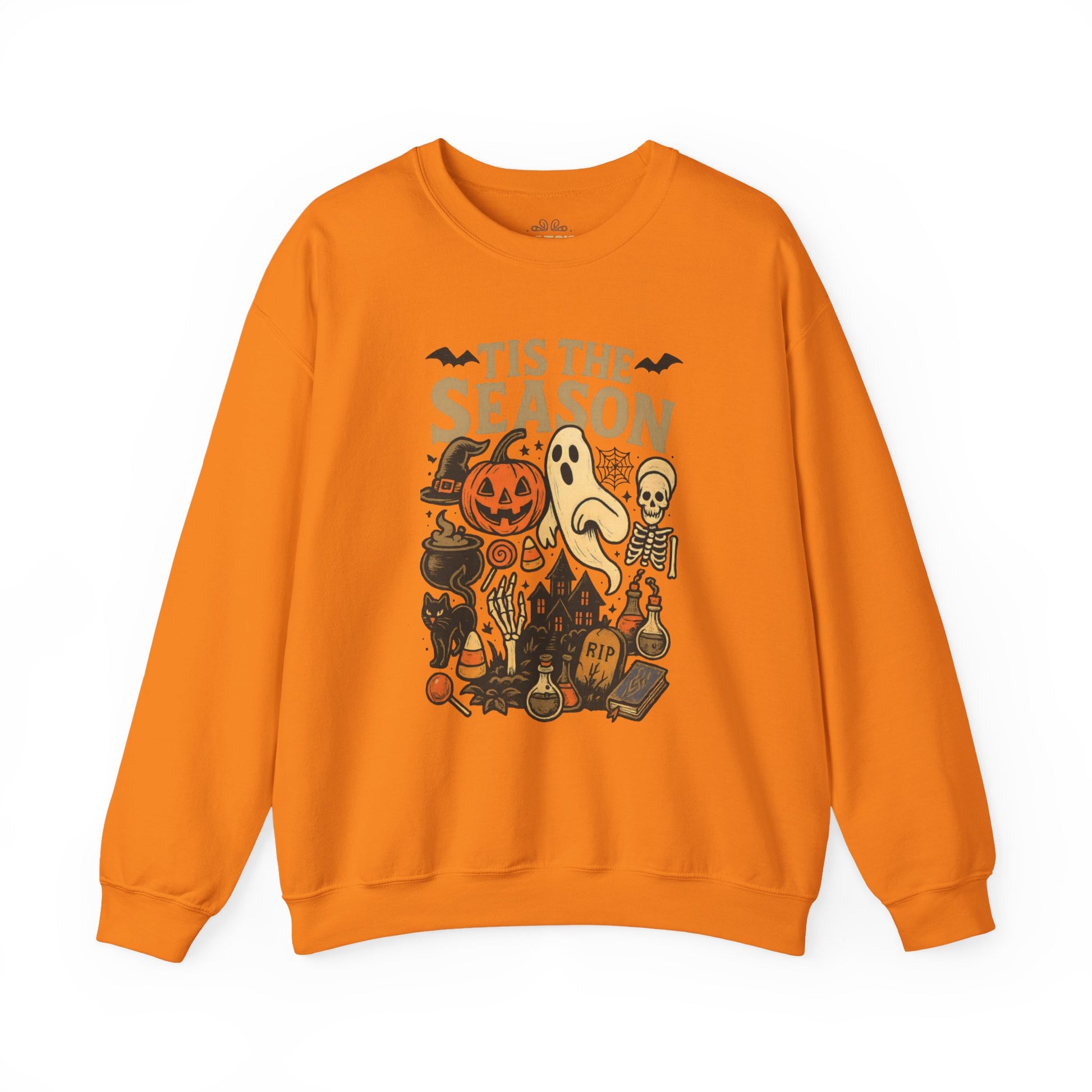 Tis The Season Halloween Sweatshirt – Spooky Fall Crewneck - XOZAS
