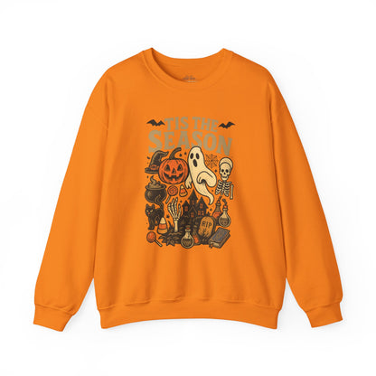 Tis The Season Halloween Sweatshirt – Spooky Fall Crewneck - XOZAS