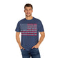 United We Stand – Vintage American Flag Map Tee