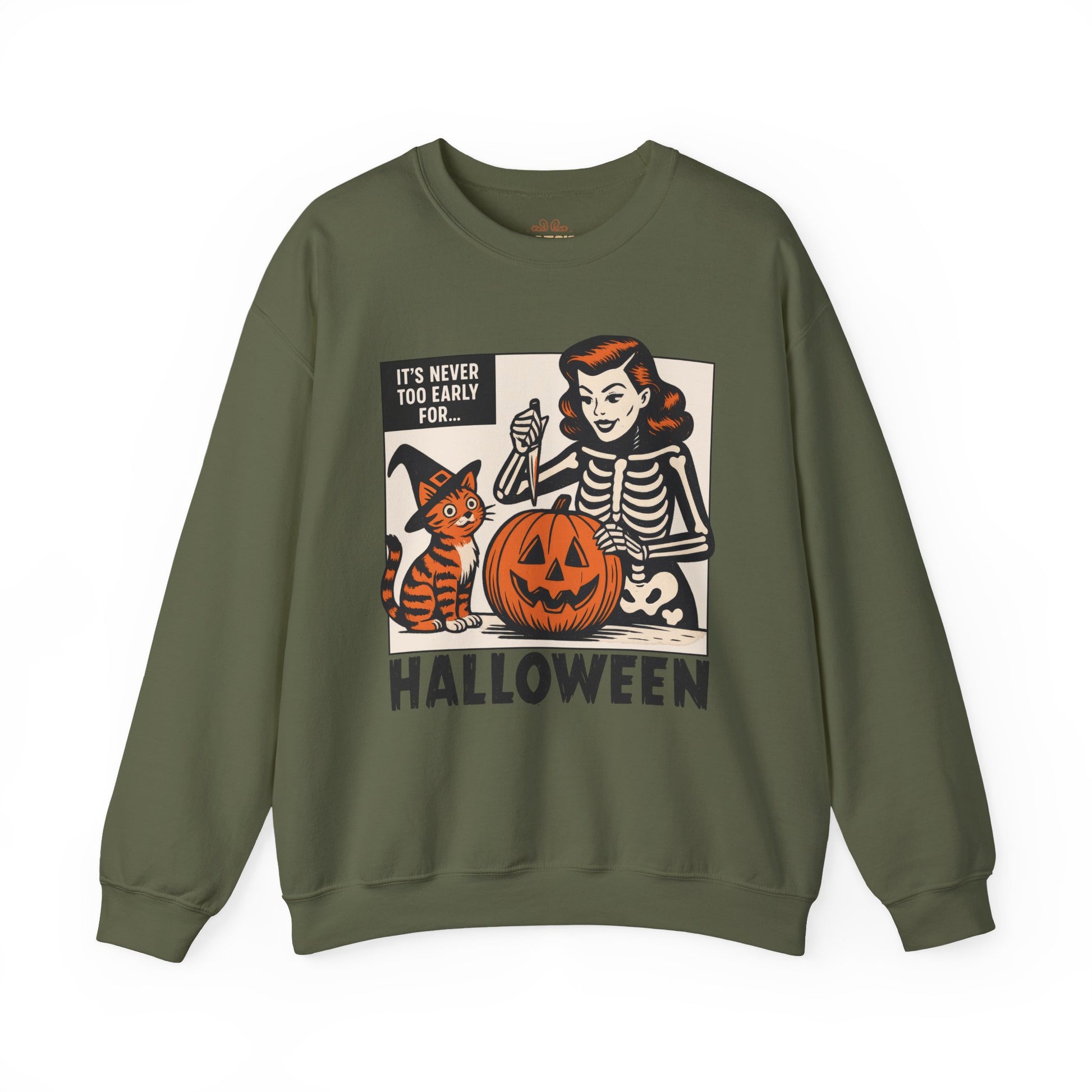 Vintage Halloween Vibes Sweatshirt - XOZAS