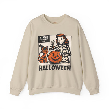 Vintage Halloween Vibes Sweatshirt - XOZAS