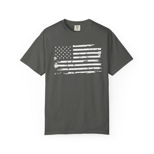 Distressed American Flag Tee