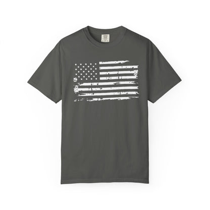 Distressed American Flag Tee