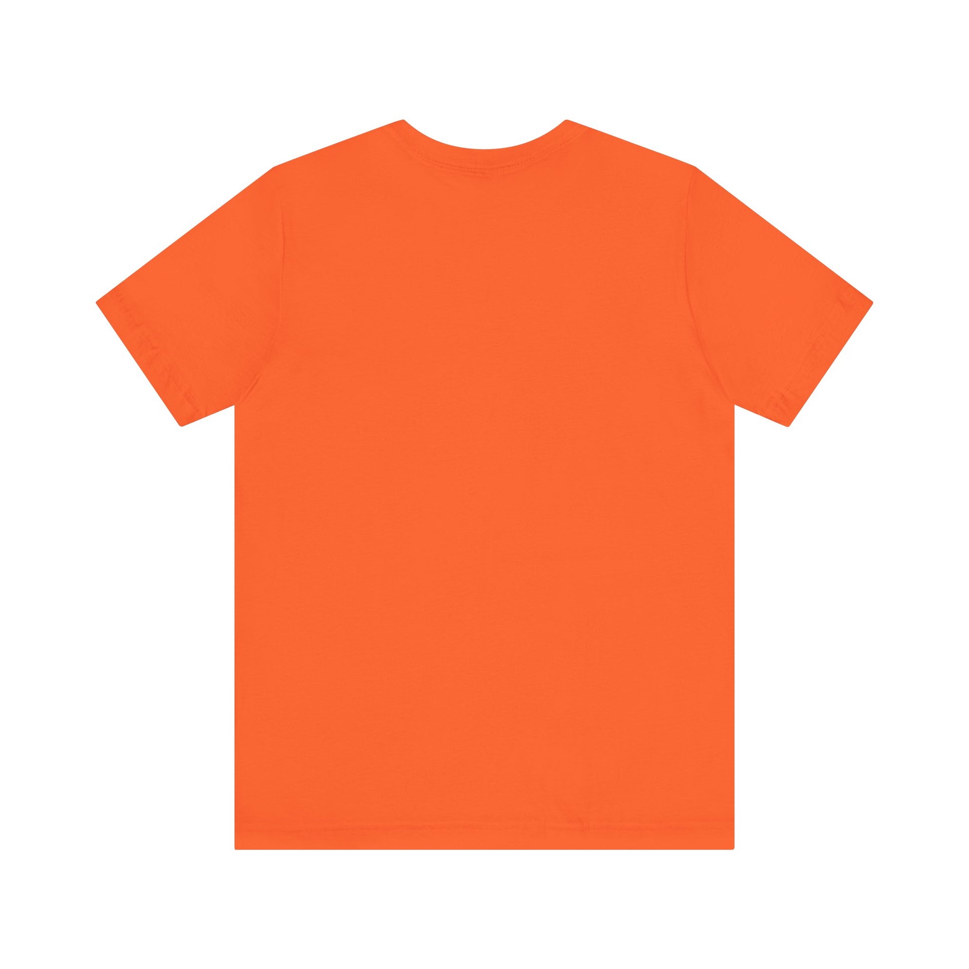 The I Found This Humerus - Funny Halloween Ghost T-Shirt is shown laid flat, back side up, on a white background—ideal for bringing playful spooky vibes to your festive wardrobe.