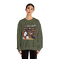 Retro Ghost Reading Books Sweatshirt - XOZAS