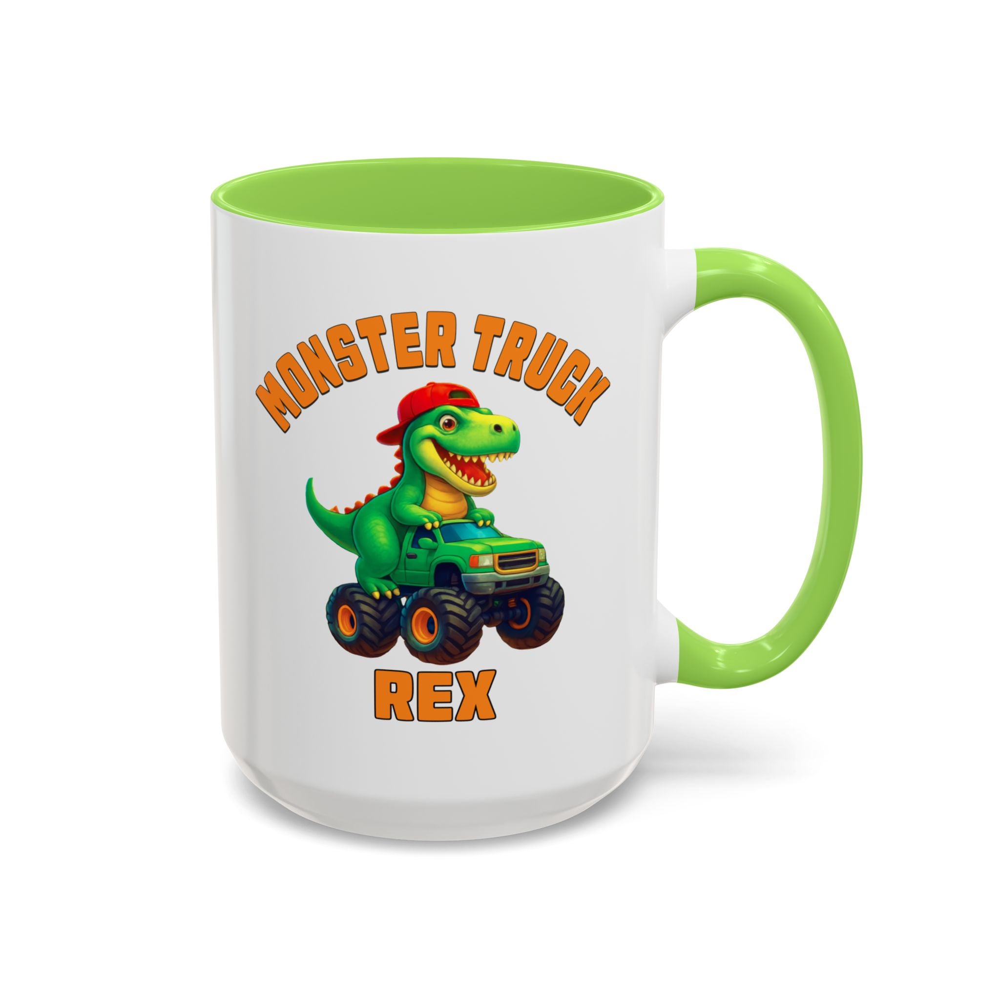 Monster Truck Rex Mug 🛻☕ – Fun Kids Dino Cup