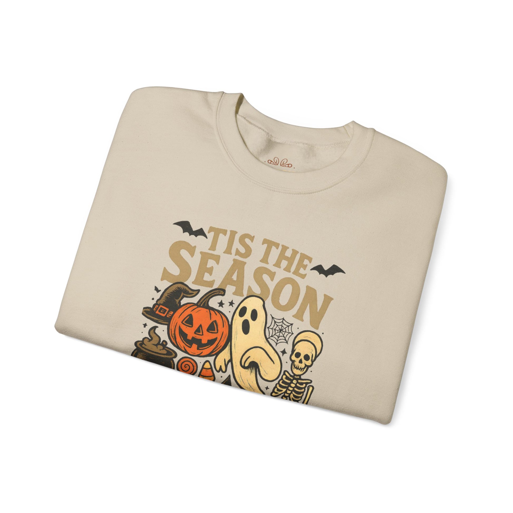 Tis The Season Halloween Sweatshirt – Spooky Fall Crewneck - XOZAS