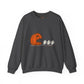 Pumpkin Chasing Ghosts Sweatshirt – Funny Halloween Sweatshirt - XOZAS