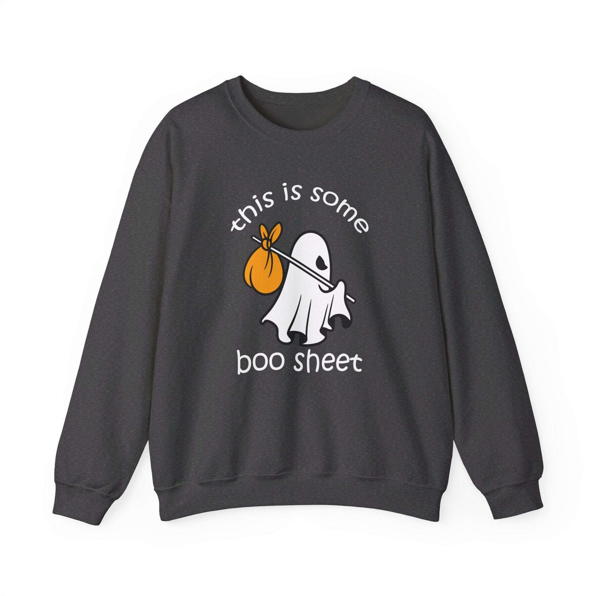 This Is Some Boo Sheet - Funny Ghost Halloween | Unisex Heavy Blend™ Crewneck Sweatshirt