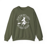 Dust 'Em Off Ladies - It's Ridin' Season Witch Sweatshirt - XOZAS