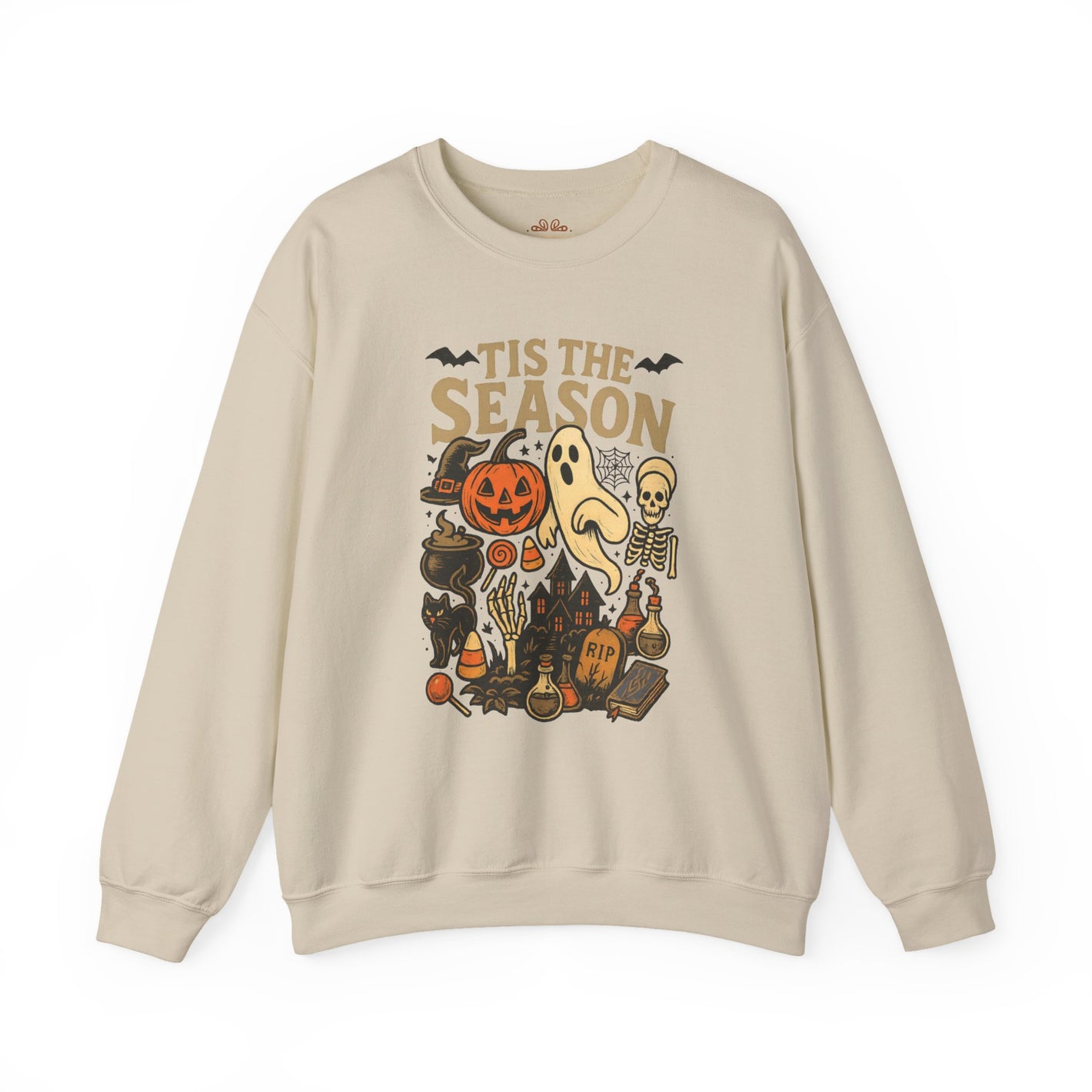 Tis The Season Halloween Sweatshirt – Spooky Fall Crewneck - XOZAS