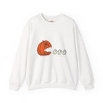 Pumpkin Chasing Ghosts Sweatshirt – Funny Halloween Sweatshirt - XOZAS