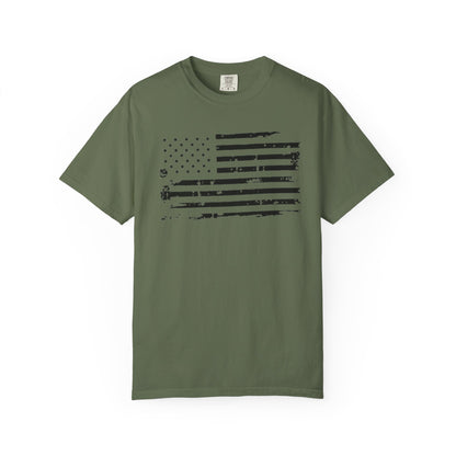 Distressed American Flag Tee