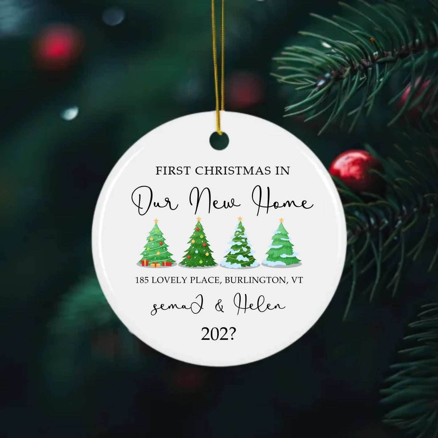 First Christmas in Our New Home - XOZAS