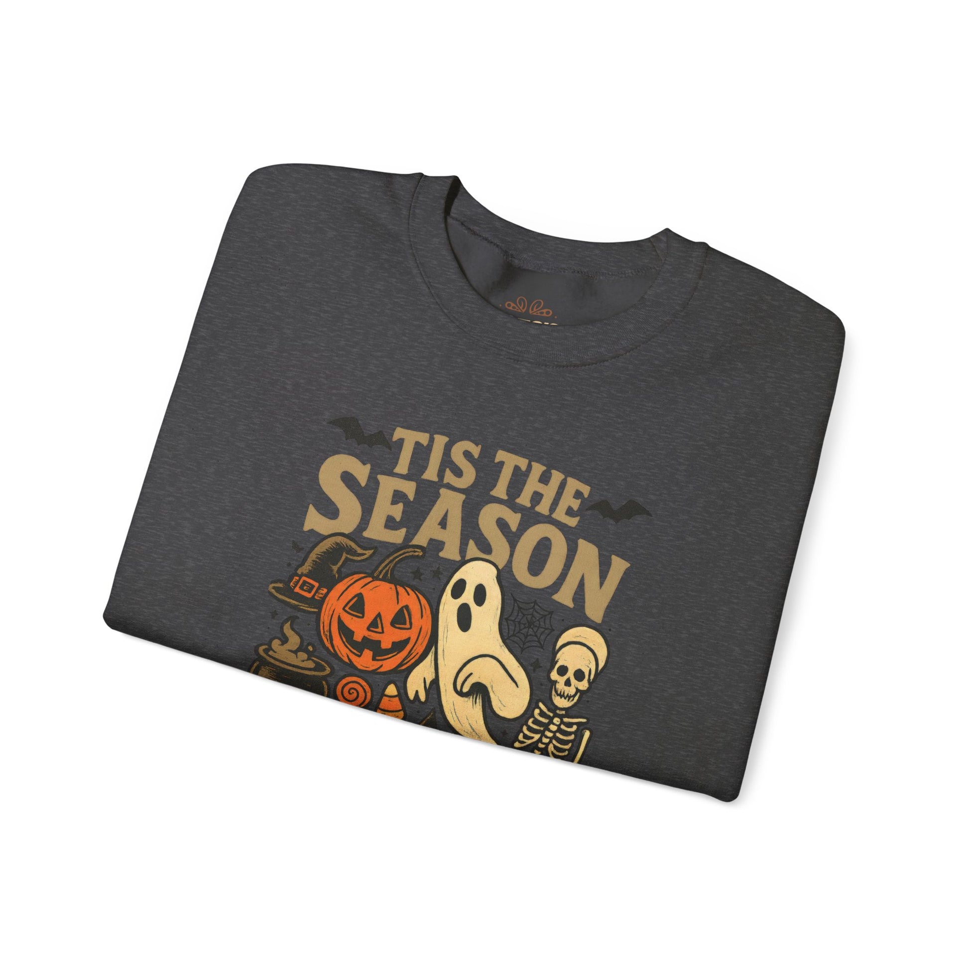 Tis The Season Halloween Sweatshirt – Spooky Fall Crewneck - XOZAS