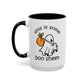 This Is Some Boo Sheet Halloween Mug - Fun Ghost Design | 11oz & 15oz Accent Ceramic