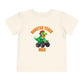 The Monster Truck Rex T-Shirt 🛻🦕 – Toddler Boys Tee features a cartoon green T-Rex in a monster truck and bold orange MONSTER TRUCK REX text—perfect for any little dinosaur fan!.