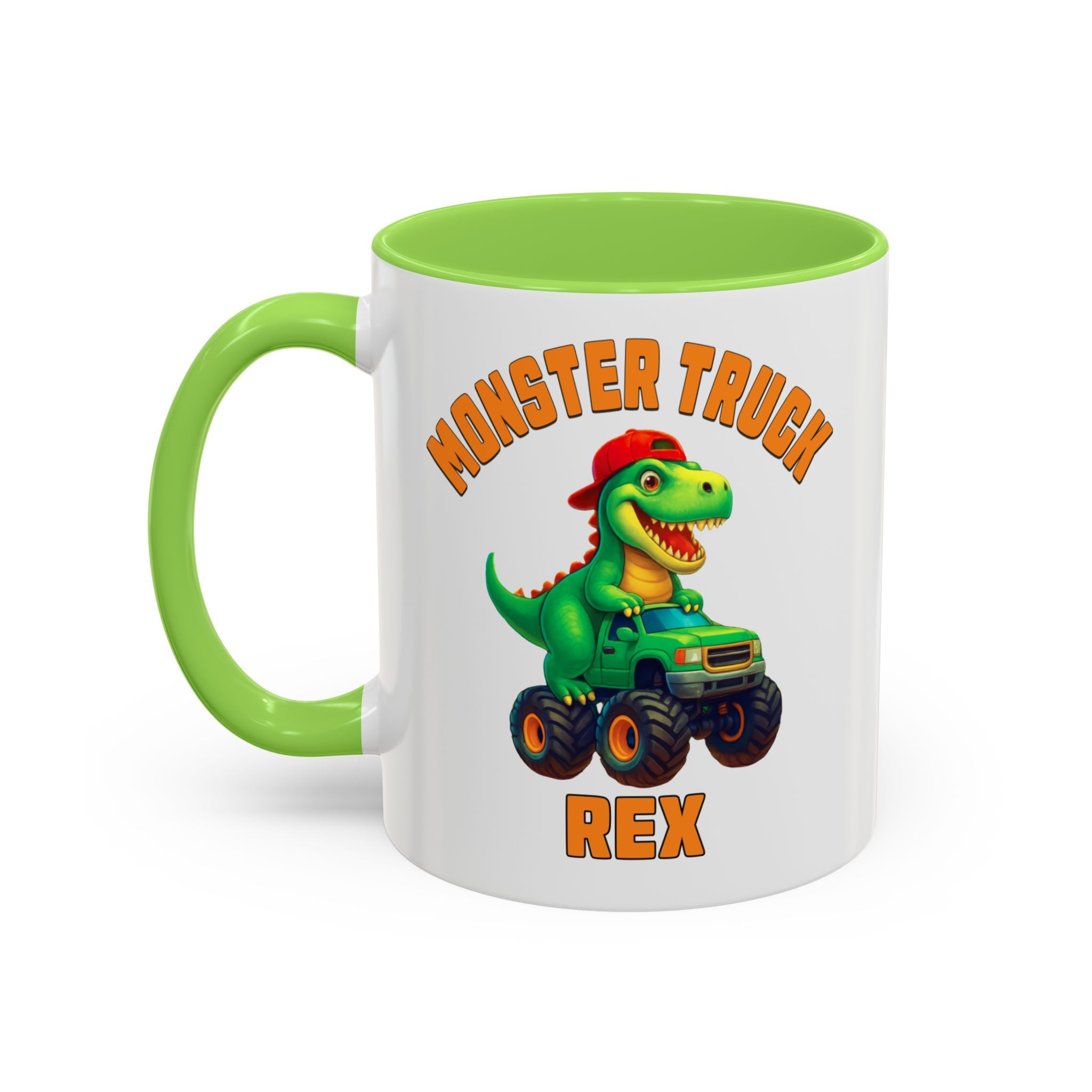 Monster Truck Rex Mug 🛻☕ – Fun Kids Dino Cup