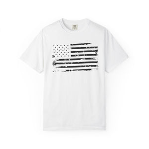 Distressed American Flag Tee