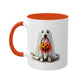 Ghostly Pup Halloween Mug – Spooktacular Coffee Companion Colorful Mug, 11oz