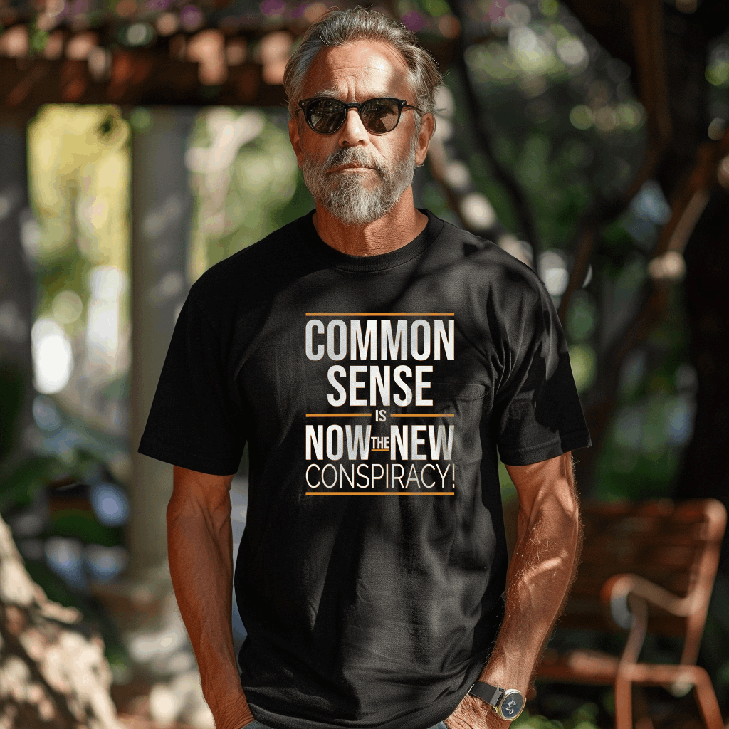 Common Sense Conspiracy T-Shirt Unisex Jersey Short Sleeve Tee