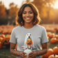 Ghostly Pup Halloween T-Shirt - Adorable Trick or Treat Design! | Unisex Jersey Short Sleeve Tee - XOZAS