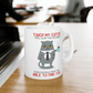 Touch My Coffee I'll Slap You So Hard Even Google Won't Be Able To Find You, Funny Cat Coffee Mug
