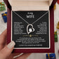 To My Wife – Forever Love Necklace with Message of Fate and Devotion