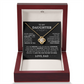 To My Daughter - Love Knot Necklace