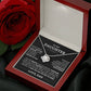 To My Daughter - Love Knot Necklace