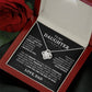 To My Daughter - Love Knot Necklace