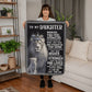 To My Daughter – King Lion Sherpa Fleece Blanket from Dad